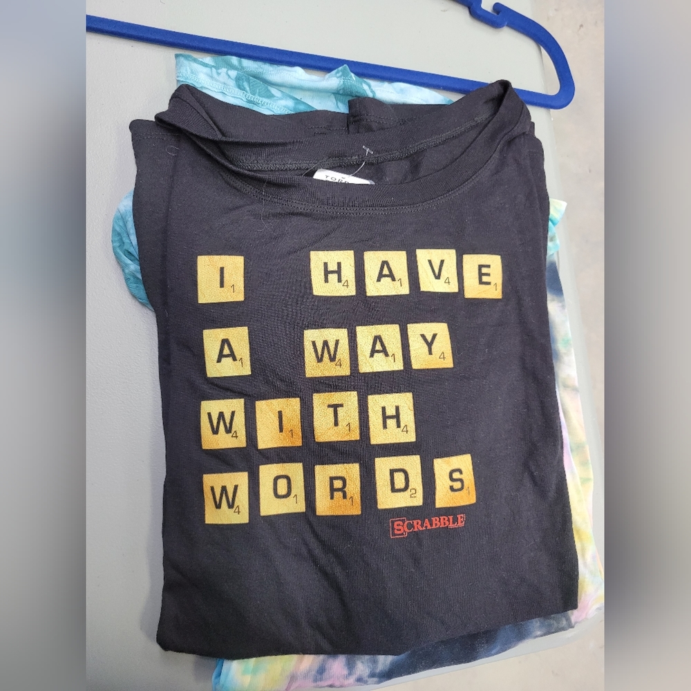 I have a way with words scrabble graphic tee